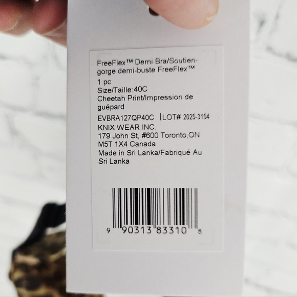 KNIX | FreeFlex demi cup cheetah print bra - Picture 8 of 10